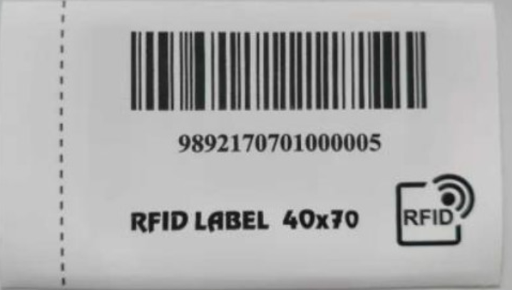 860-960mhz Garment RFID Care Label FAB4070