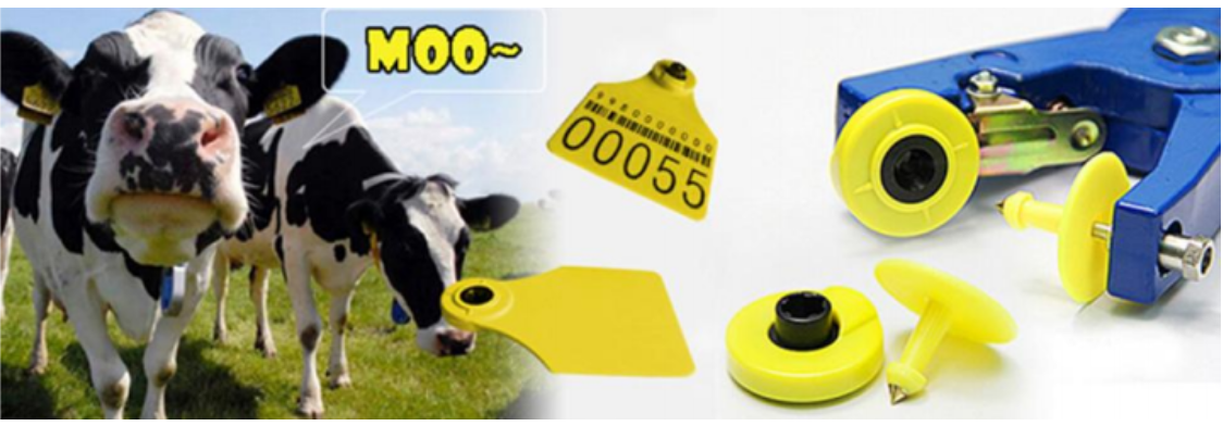 Waterproof UHF RFID TPU Goat Ear Tag Rfid Long Distance Reading ISO14443A 0
