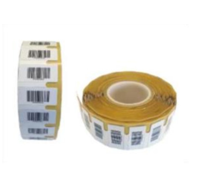 Flexible 70x25x1mm Fragile UHF RFID On Metal Tag Passive White Color OMT007